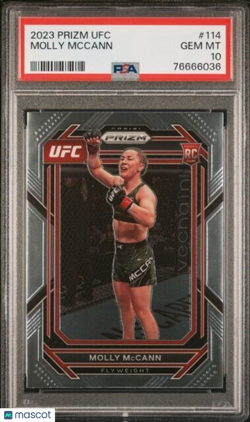 2023 Panini Prizm Molly McCann #114 Set Base PSA 10