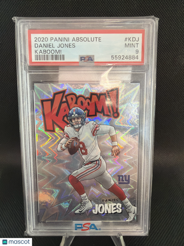 2020 Panini Absolute Kaboom! Daniel Jones PSA 9