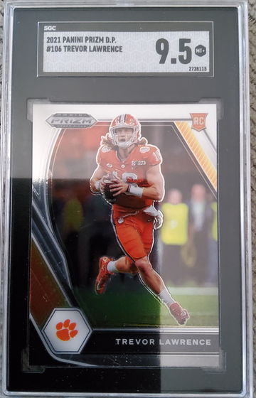 2021 Panini Prizm DP #106 Trevor Lawrence Green Prizm