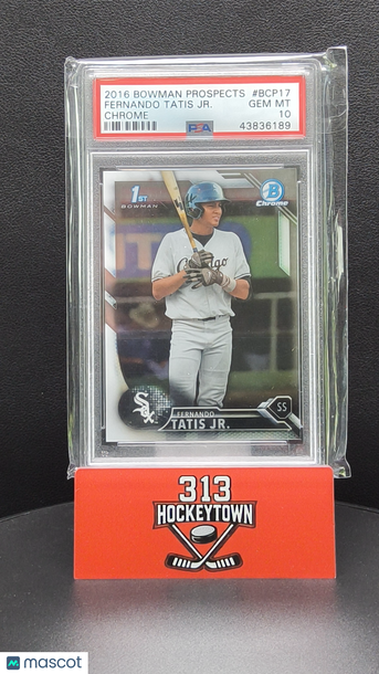 2016 Bowman Prospects Fernando Tatis JR. #BCP17 Chrome PSA 10