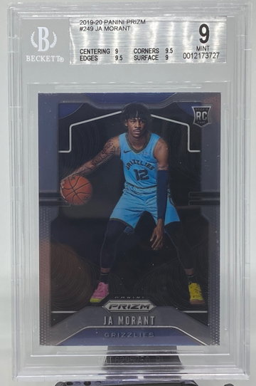 Ja Morant 2019-20 Panini Prizm #249 Rookie BGS 9