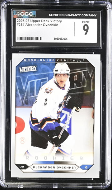 2005 Victory #264 Alexander Ovechkin Rookies CGC 9