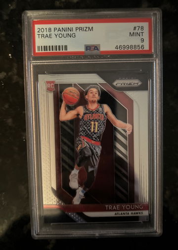 2018 Panini Prizm #78 Trae Young RC PSA 9