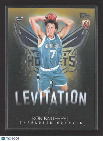 2025 Topps Levitation Kon Knueppel #L-19 /50 RC