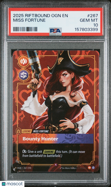 2025 Riftbound: League Of Legends Ogn-Origins Miss Fortune PSA 10 #267