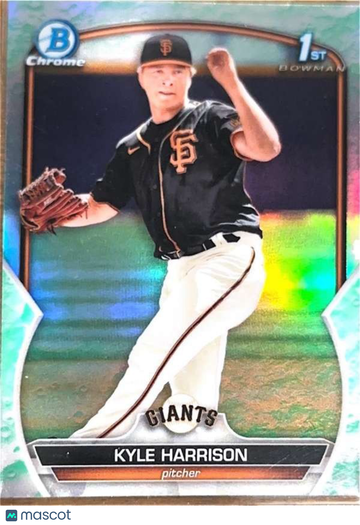 2023 Bowman - Chrome Prospects Lunar Glow Refractors Kyle Harrison #BCP-93