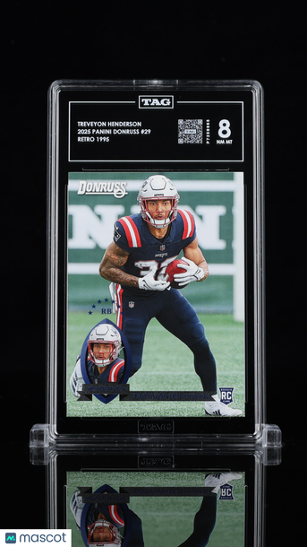 2025 Panini Donruss Retro 1995 TreVeyon Henderson #29 Rookie TAG 8