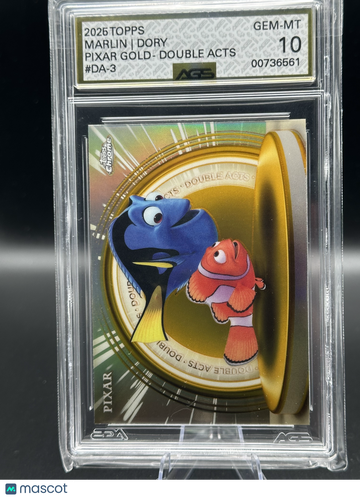 2025 Topps Chrome Disney Pixar Gold Double Acts Double Acts #DA-3 10