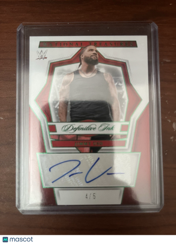 2024 Panini National Treasures Jimmy Uso #5 Green