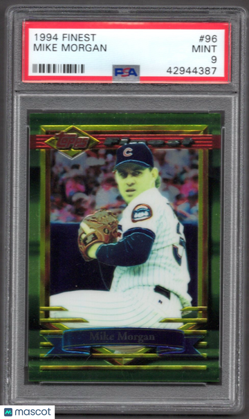 1994 Finest Mike Morgan #96 PSA 9