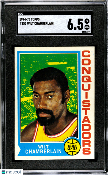 1974 Topps Wilt Chamberlain #250 SGC 6.5