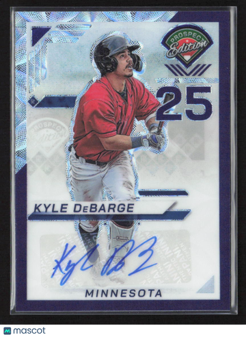 2025 Panini Prospect Edition Prizm Kyle DeBarge #92 Purple Scope Auto /49