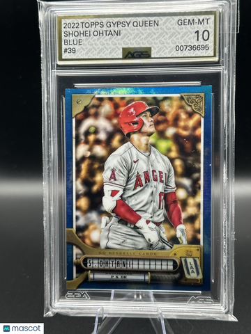 2022 Topps Gypsy Queen Shohei Ohtani #39 Blue AGS 10