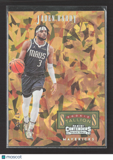2023 Panini Contenders Rookie Stallions Jaden Hardy #16 /25