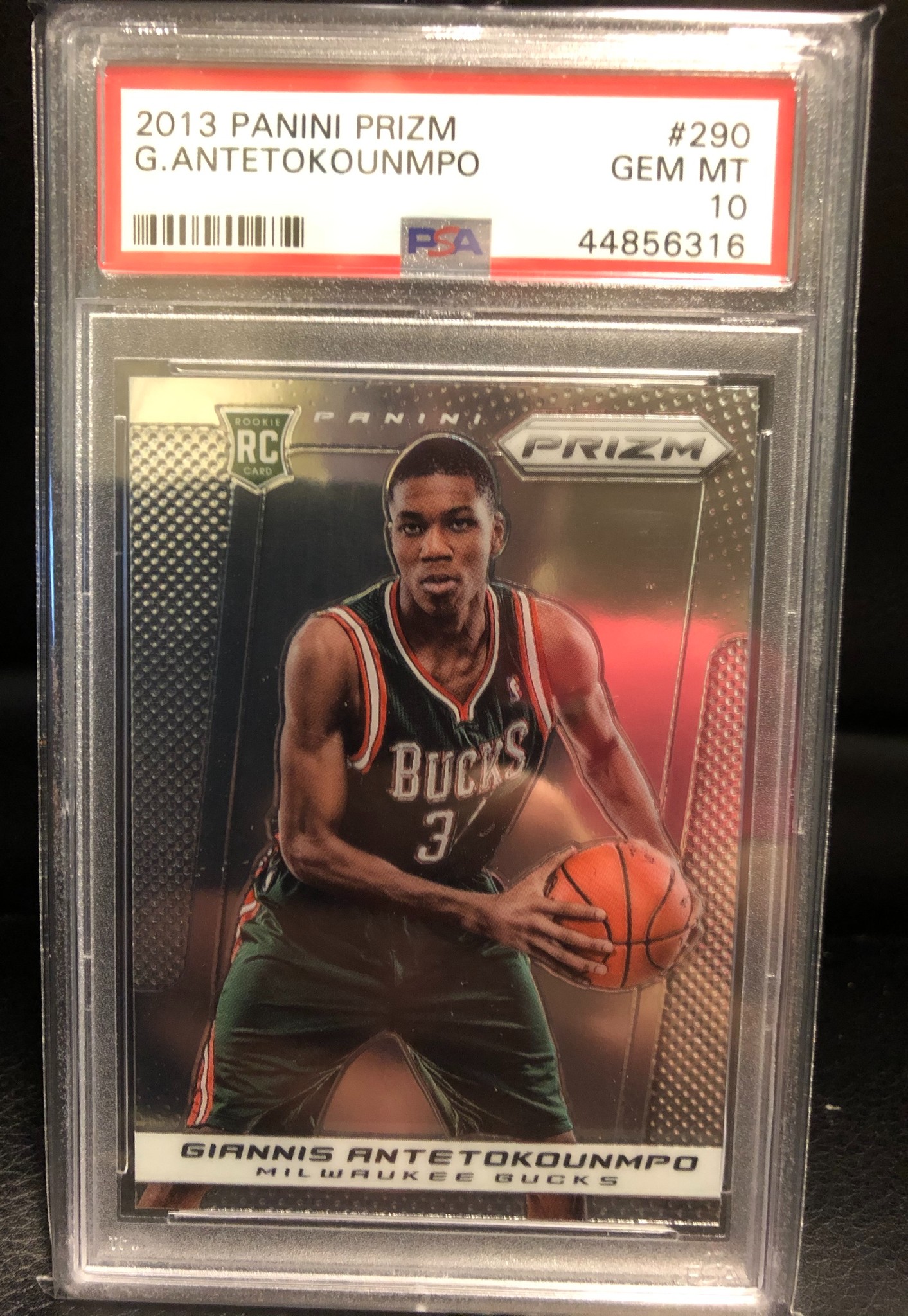 Giannis 2013 Prizm PSA 10