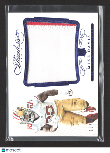 2016 Panini Flawless Mike Davis #RP-MD /20 Patch