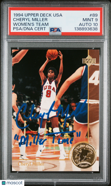 Cheryl Miller 1994 Upper Deck Usa Basketball #89 PSA 9.