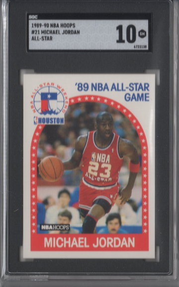1989 Hoops Michael Jordan SGC 10