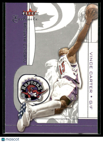 2001-02 Fleer Exclusive Vince Carter #1