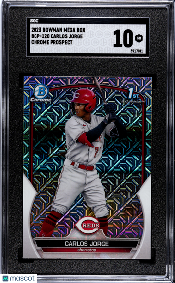 2023 Bowman Mega Box Carlos Jorge #BCP-120 CHR. Pros. SGC 10