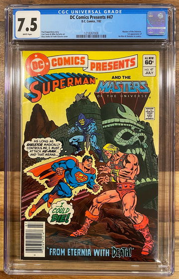 DC Comics Presents #47 CGC 7.5 1st He-man/Masters of the Universe