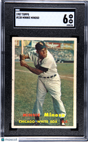 1957 Topps Minnie Minoso #138 SGC 6