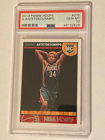 2013 nba hoops Giannis Antetokounmpo PSA 10