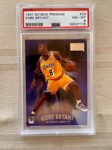 1997-98 Skybox Premium Kobe Bryant PSA 8 (2nd year card) Lakers