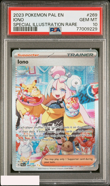 2023 POKEMON PALDEA EVOLVED IONO #269 SPECIAL ILLUSTRATION RARE PSA 10 GEM MT