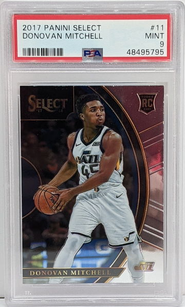 Donovan Mitchell 2017 Select Concourse PSA 9