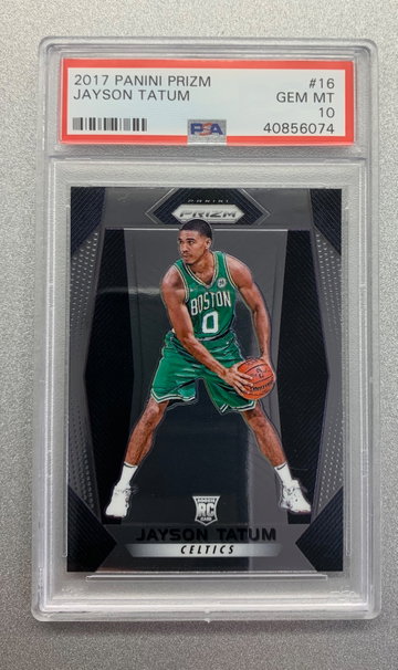 JAYSON TATUM 2017 PRIZM RC #16 PSA 10 GEM MINT