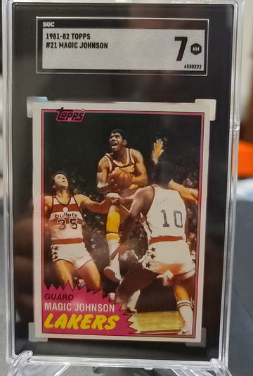 1981 Topps Magic Johnson #21 SGC 7