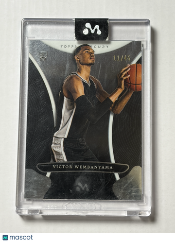 2023-24 Topps Mercury Victor Wembanyama Victor Wembanyama #15 Nicely Centered Mint Parallel/Variety Rookie Short Print 1