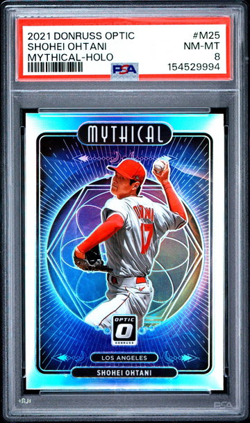 2021 Donruss Optic Mythical Holo Shohei Ohtani #M25 PSA 8
