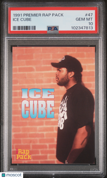 1991 Premier Rap Pack Ice Cube #47 PSA 10