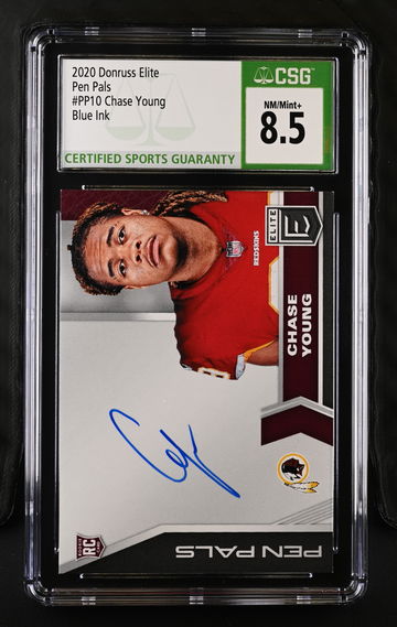 2020 CHASE YOUNG PEN PALS AUTO ROOKIE 