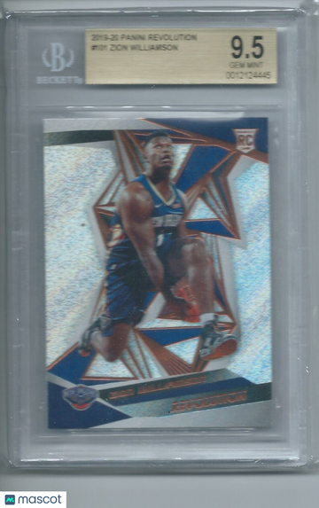 2019-20 Panini Revolution Zion Williamson RC #101 BGS 9.5