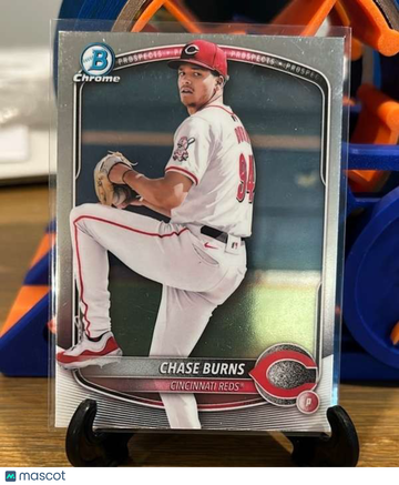 2025 Bowman - Chrome Prospects Chase Burns #BCP-122