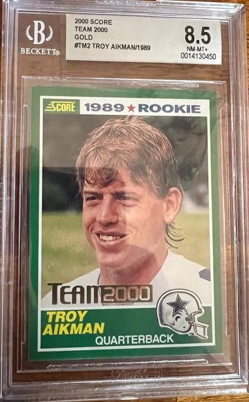 2000 Score Team 200 Gold Troy Aikman