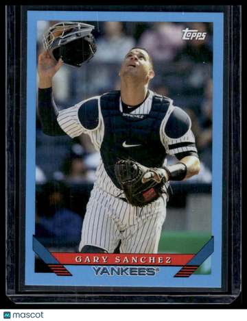 2019 Topps Archives Gary Sanchez #224 Blue /25