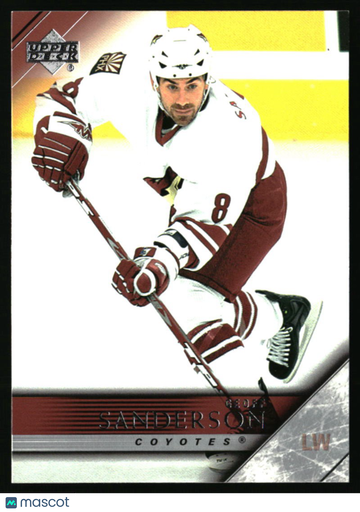 2005-06 Upper Deck Geoff Sanderson #394 Phoenix Coyotes