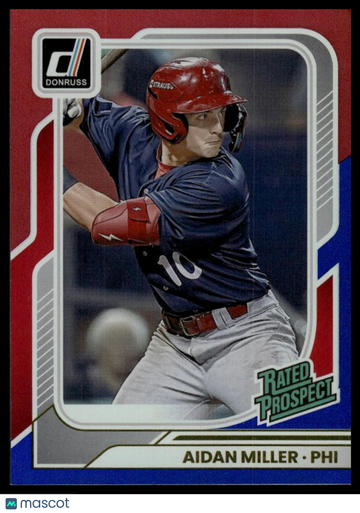 2026 Donruss Aidan Miller #111 Red and Blue