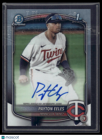 2025 Bowman Payton Eeles #CPA-PE Chrome Prospect Autographs AU