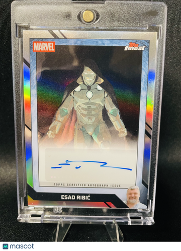 2026 Topps Finest Fantastic Four 65th Anniversary Doctor Doom Infamous Iron Man Authentic Marvel Comic Book Artist Autog