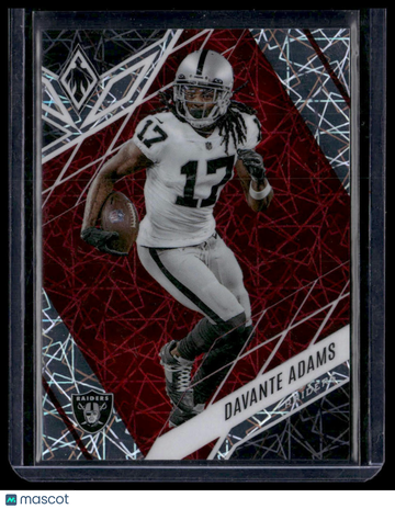 2022 Panini Phoenix Davante Adams #44 Red Lazer SN