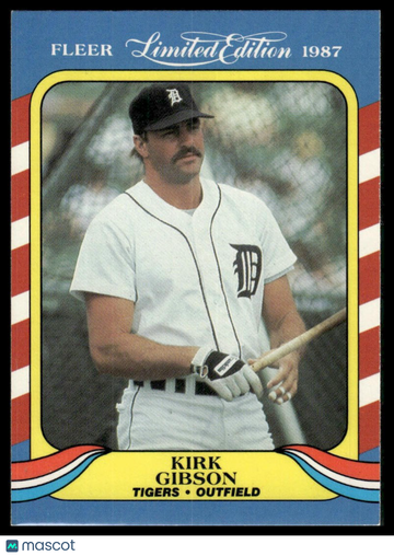 1987 Fleer Limited Edition Kirk Gibson #17
