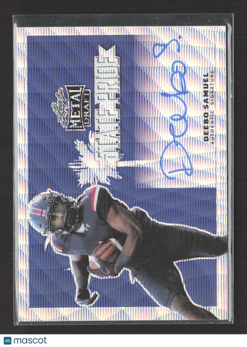 2019 Leaf Metal Draft State Pride Deebo Samuel #SP-DS1 Authentic Signature