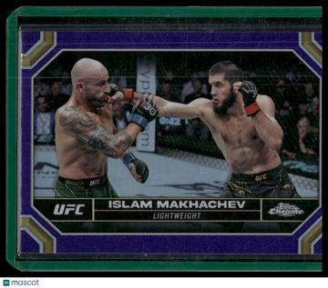 2024 Topps Chrome UFC Islam Makhachev #80 Purple Refractor