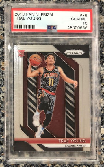 2018 Panini Prizm Trae Young RC Rookie PSA 10
