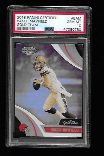 2018 CERTIFIED BAKER MAYFIELD GOLD TEAM